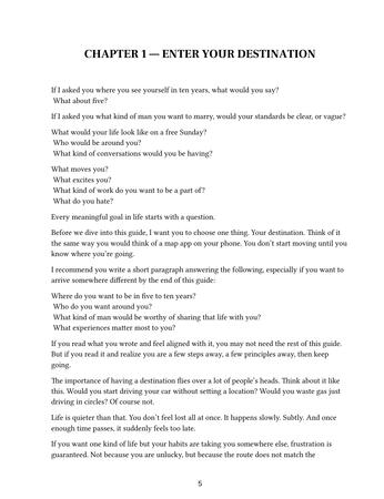 Preview · Chapter 1 — Enter Your Destination